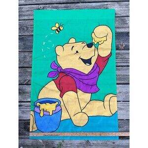 Vintage Winnie The Pooh Big Front Yard Porch Banner for summer display